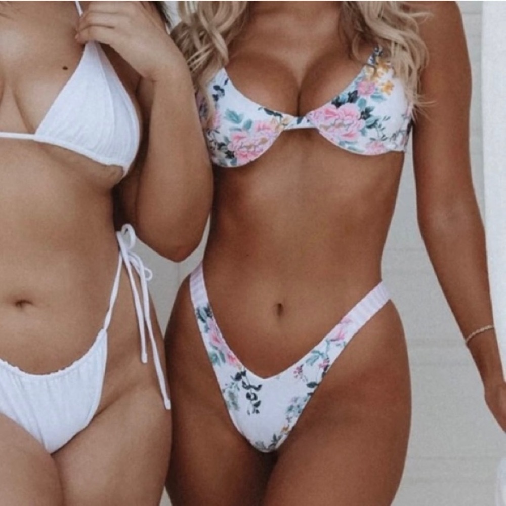 VDM floral bikini top & bottom